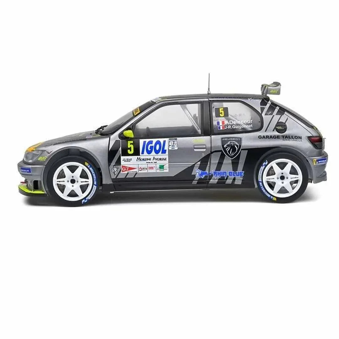 Solido 1:18 Peugeot 306 Maxi – Rally du Mont Blanc 2021 #5 Delecour | Diecast Rally Car Model