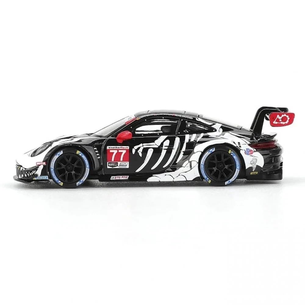 MINI GT 1:64 4-Car Die-Cast Model Set – Porsche 911 GT3 R Skeleton Rexy, Mazda AZ-1 LB40 PILOT, Lancia Stratos HF #4 & Honda Civic Type R HRC Pace Car