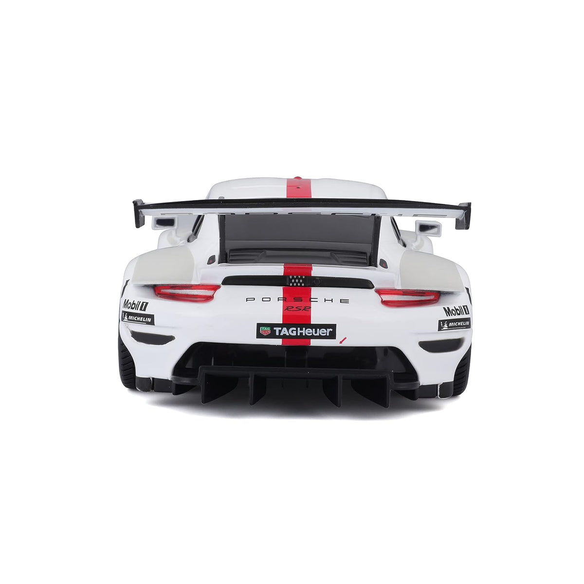 Bburago Porsche 911 RSR #911 1:24 Die-Cast Model Car | White Racing Edition | Premium Collectible