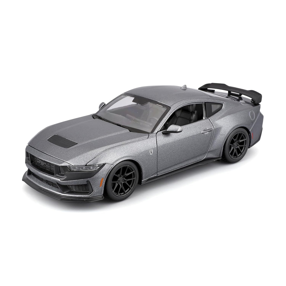 Maisto 2024 Ford Mustang Dark Horse 1:24 Die-Cast Model Car | Collector's Collection | Metallic Grey