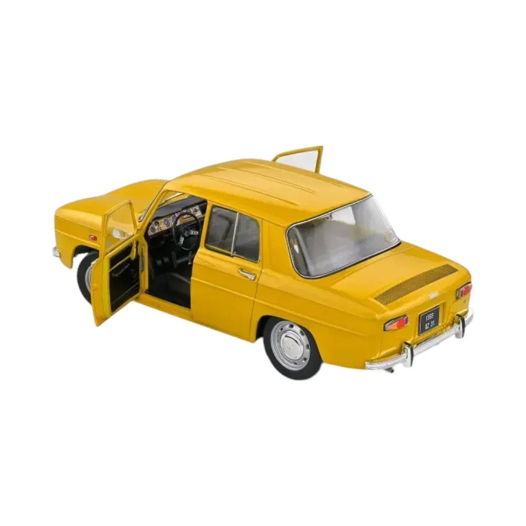 Solido! Renault 8S Jaune 1968 1/18 SOLIDO Diecast Car Model - S1803609