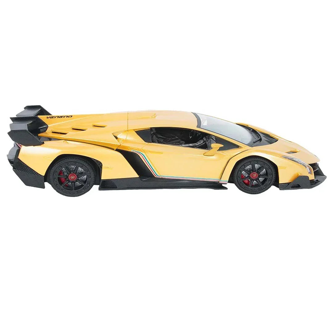 Lamborghini Veneno 1:18 R/C Supercar – High-Speed Remote Control, LED Lights & Rechargeable Power – Best Gifts for Kids & Collectors!