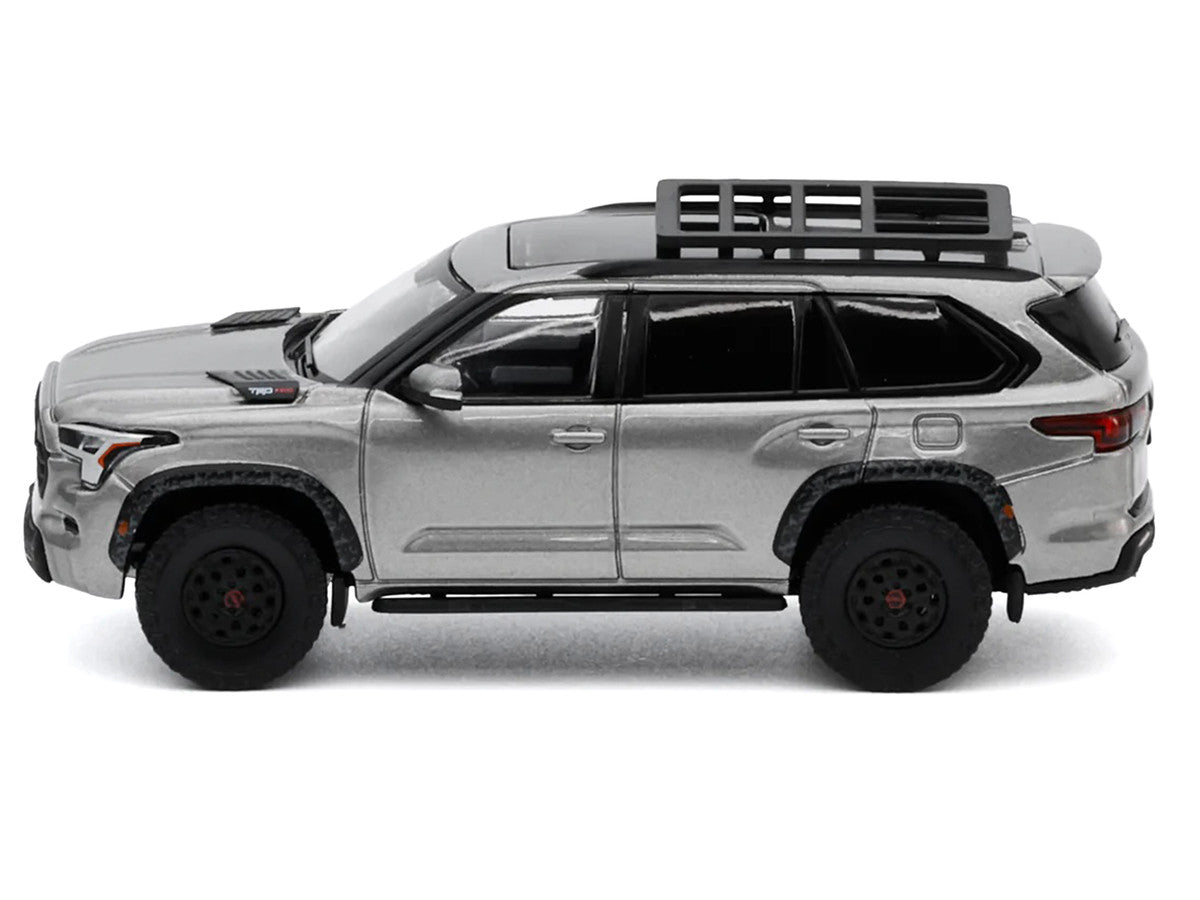 GCD Toyota Sequoia TRD Pro 1:64 Scale Diecast Model Car with Roof Rack | Silver Metallic & Purple Colour Variants