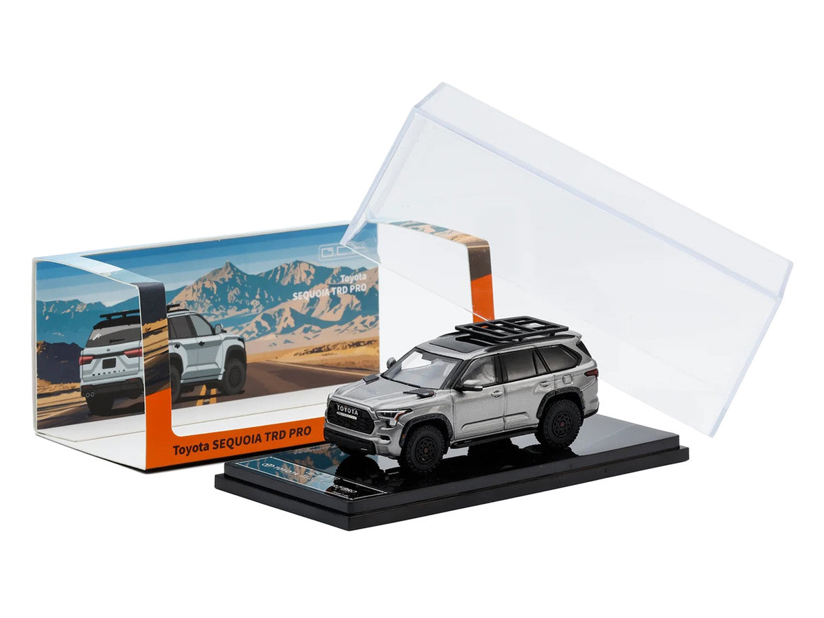 GCD Toyota Sequoia TRD Pro 1:64 Scale Diecast Model Car with Roof Rack | Silver Metallic & Purple Colour Variants