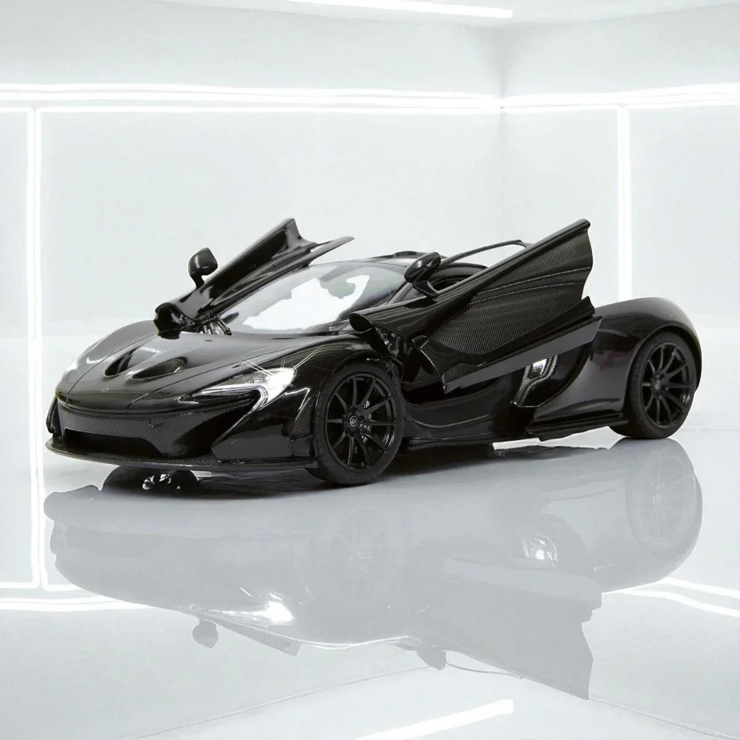 Rastar 1:24 McLaren P1 Die-Cast Model – Black| Openable Doors (56700)