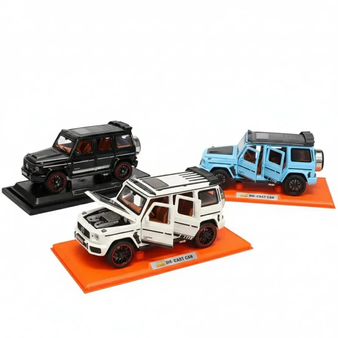 Joy Junction 1:24 Turbo VB SUV Diecast Car Model – Opening Doors, Lights, Sound & Pull-Back Action (3 Variants | JJ270)