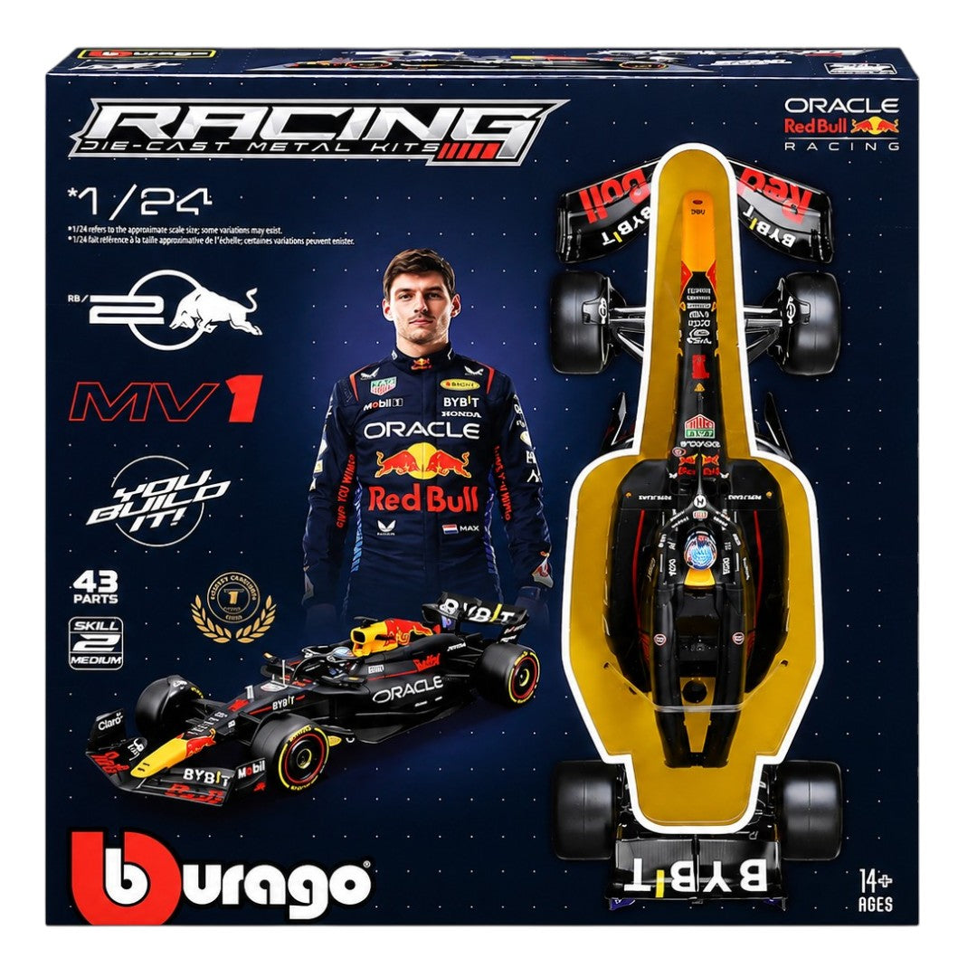 Bburago 1:24 Oracle Red Bull Racing RB20 #1 Max Verstappen F1 Model Kit (2024) | Collectible Model