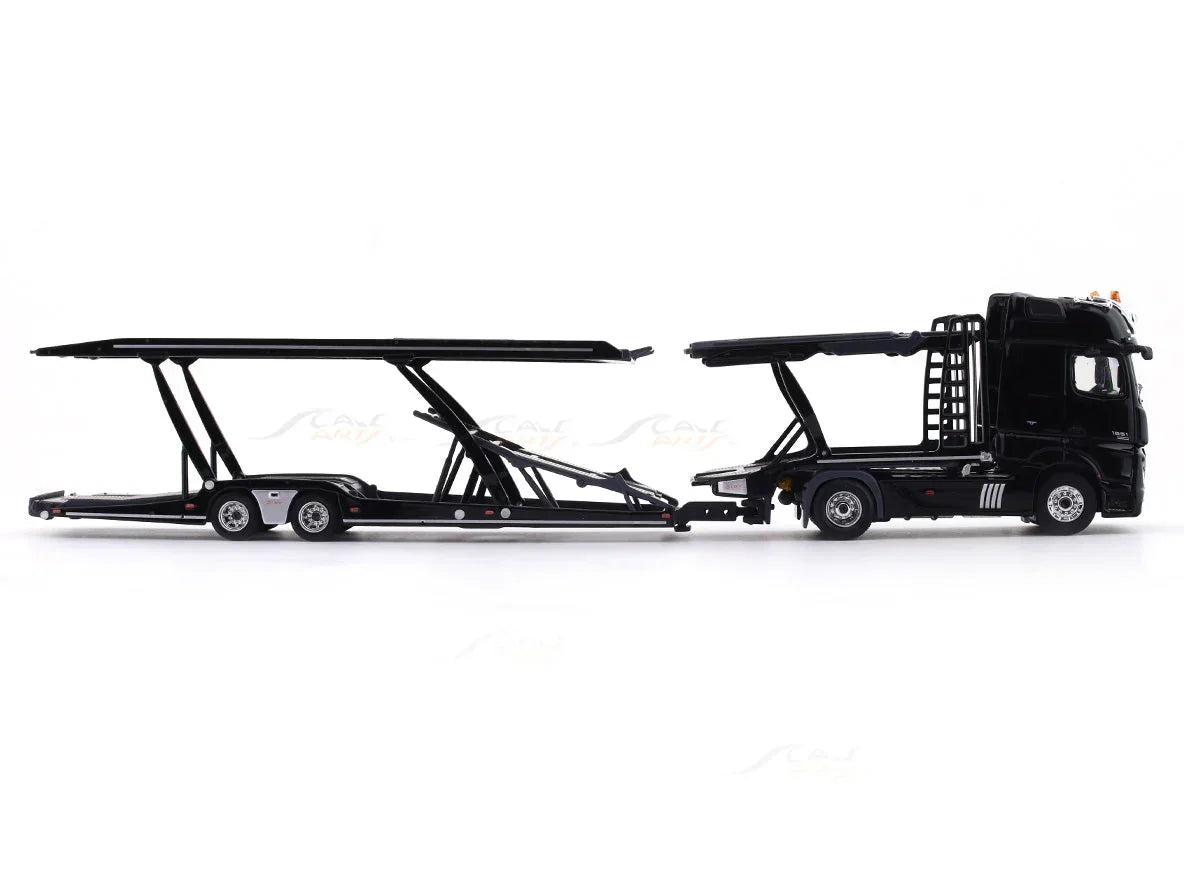 GCD 1:64 Silver AMG Actros Gigaspace 4x2 Trailer Truck Model Diecast Metal Car