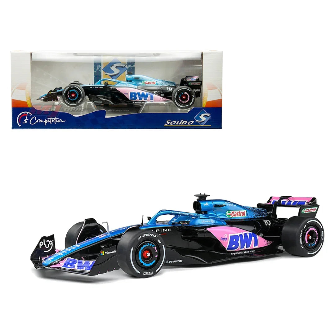 Solido 1:18 2023 Alpine A523 Presentation Version – Blue Edition – Competition