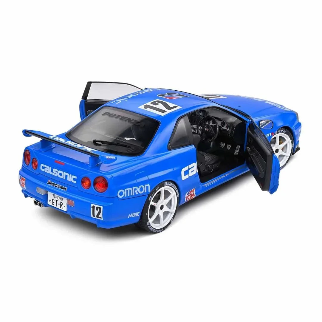 Solido 1:18 Nissan GT-R R34 #12 Calsonic Tribute