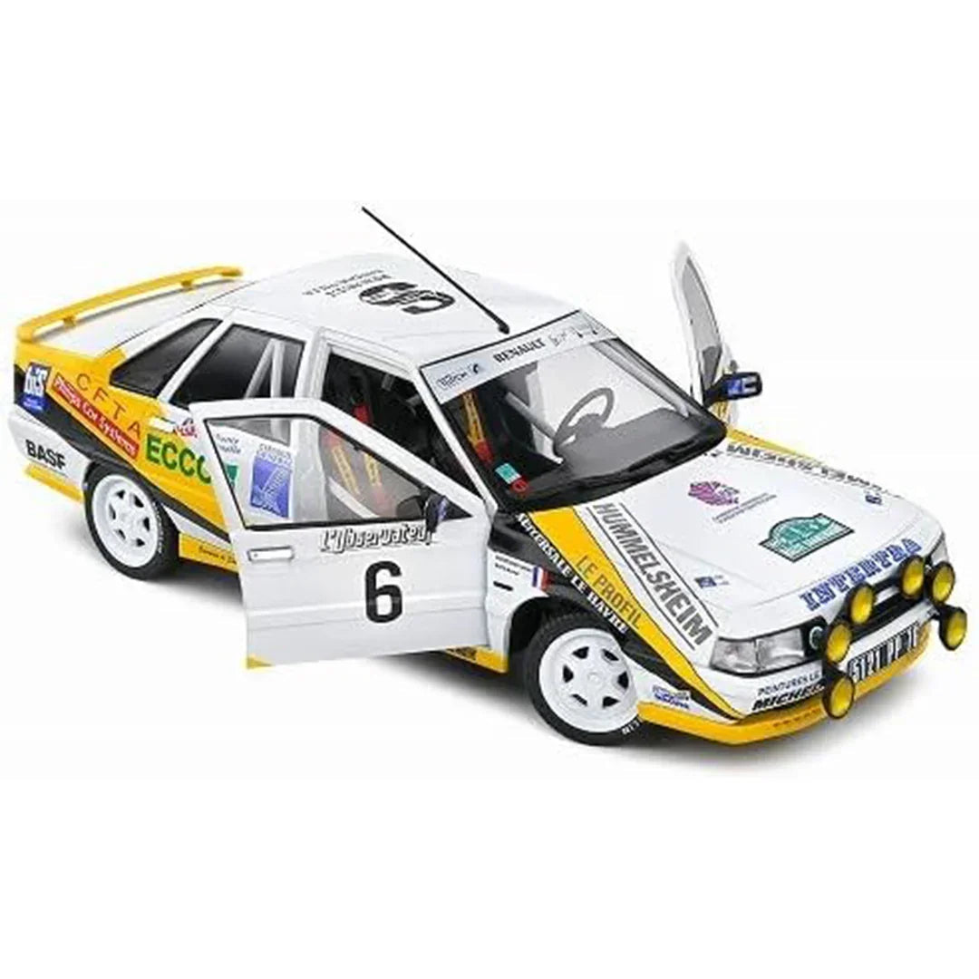 SOLIDO 1/18 Renault 21 Turbo Rallye Charlemagne 1991#6 Diecast model