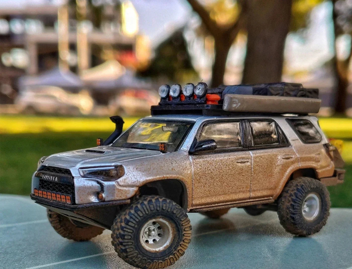 GCD 1:64 Toyota 4Runner Widebody Prerunner Mud Edition – Overland Diecast Model No. 539