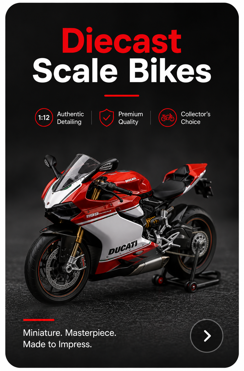 Diecast Scale Bikes