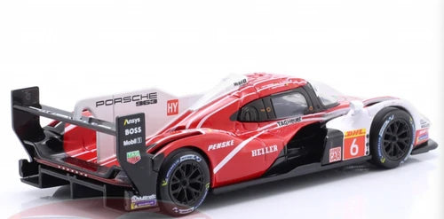 Bburago 1:24 Porsche 963 No. 6 2024 Racing Car Die-Cast Model | 4.6L Turbo V8 Motorsport Replica