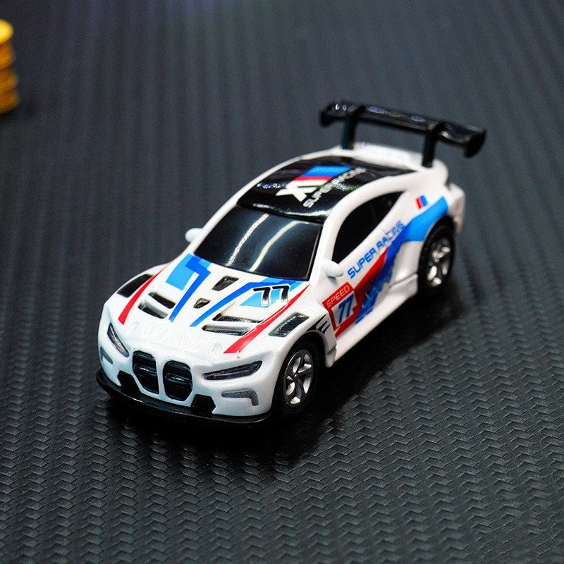Trasped HG4-218 1:64 Mini RC Drift Racing Car – Dual Mode 2.4GHz Alloy Remote Control Car with LED Lights (2 Colors)