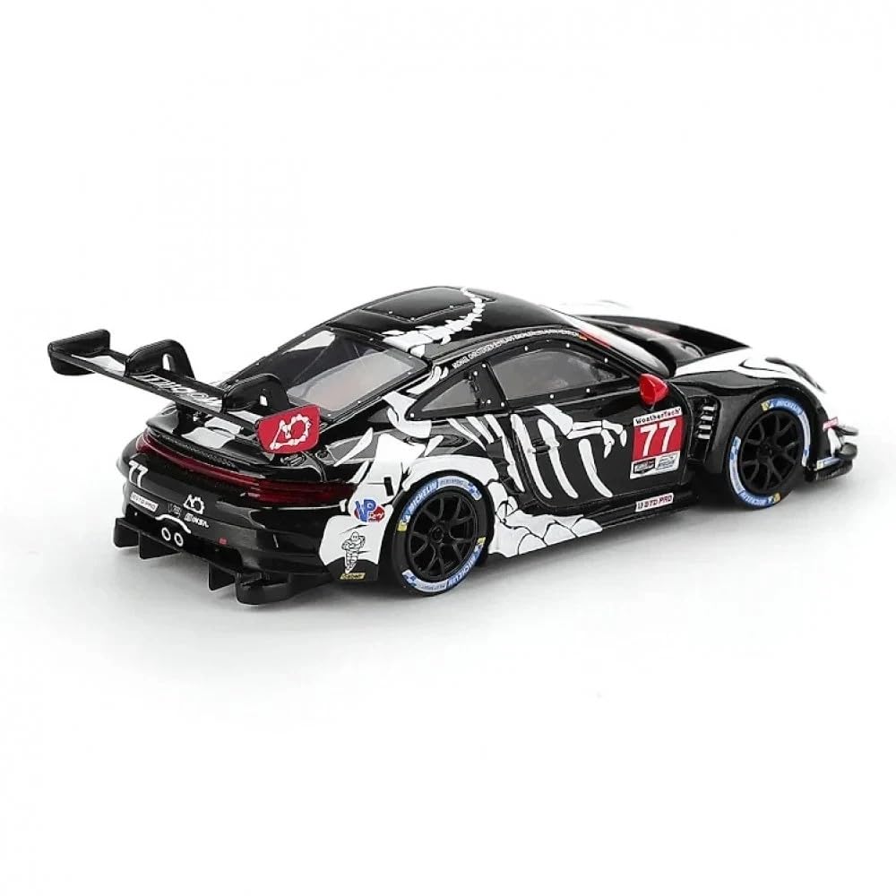 MINI GT 1:64 4-Car Die-Cast Model Set – Porsche 911 GT3 R Skeleton Rexy, Mazda AZ-1 LB40 PILOT, Lancia Stratos HF #4 & Honda Civic Type R HRC Pace Car