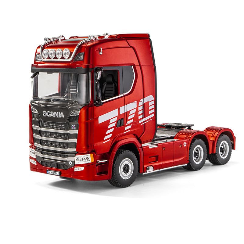 Huina 1501A 1:18 Scania 770 S V8 RC Tractor Truck | 19-Channel 2.4GHz Remote Control Semi Truck with LED Lights & Rechargeable Battery (RTR)