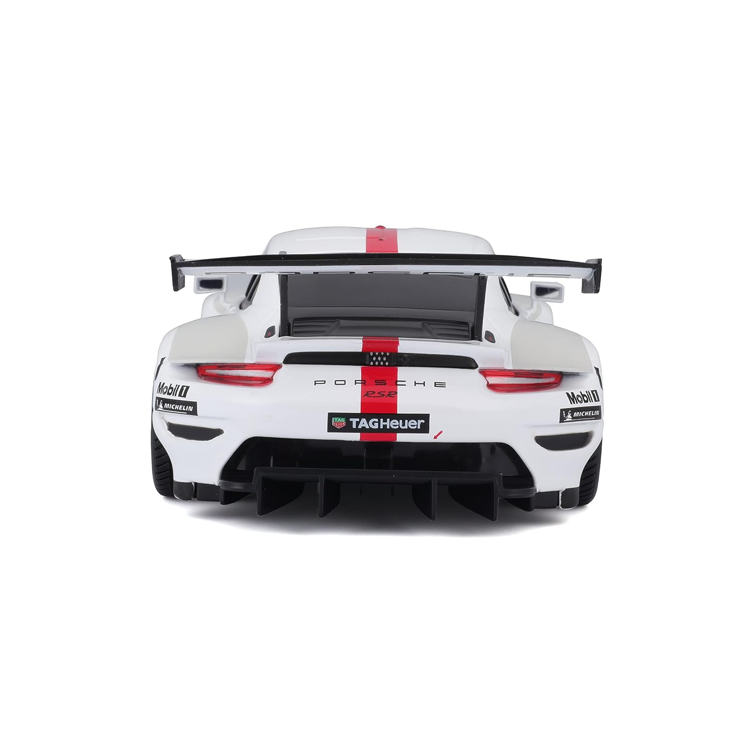 Bburago Porsche 911 RSR #911 1:24 Die-Cast Model Car | White Racing Edition | Premium Collectible