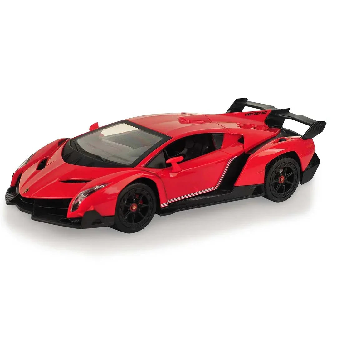 Lamborghini Veneno 1:18 R/C Supercar – High-Speed Remote Control, LED Lights & Rechargeable Power – Best Gift for Kids & Collectors!
