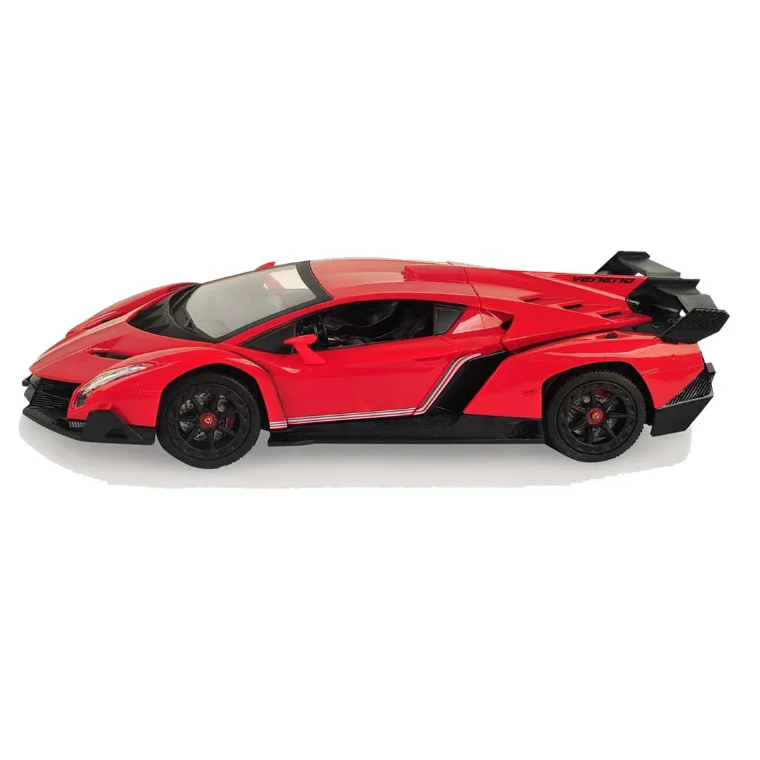 Lamborghini Veneno 1:18 R/C Supercar – High-Speed Remote Control, LED Lights & Rechargeable Power – Best Gift for Kids & Collectors!