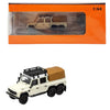 GCD 1:64 Scale Off-Road 6x6 Defender Pickup Diecast Model Car (286) | Alloy Miniature Collector Truck with Roof Rack & Cargo Cover