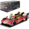 Bburago Ferrari 499P Le Mans 2024 Winner No.50 AF Corse 1:18 Diecast Model Car – 3.0L Turbo V6 with Showcase