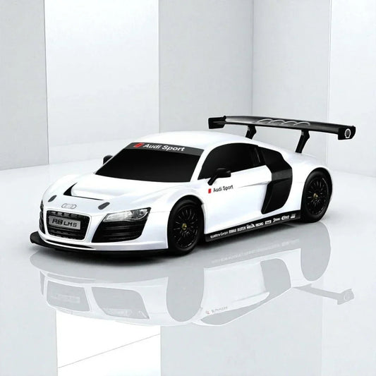 Rastar 1:24 Audi R8 LMS Die-Cast Model – White | Openable Doors (56100)