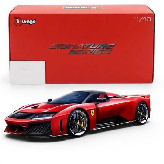 Bburago Signature Series 1:18 Ferrari F80 Die-Cast Model Car – Premium Hypercar Collectible