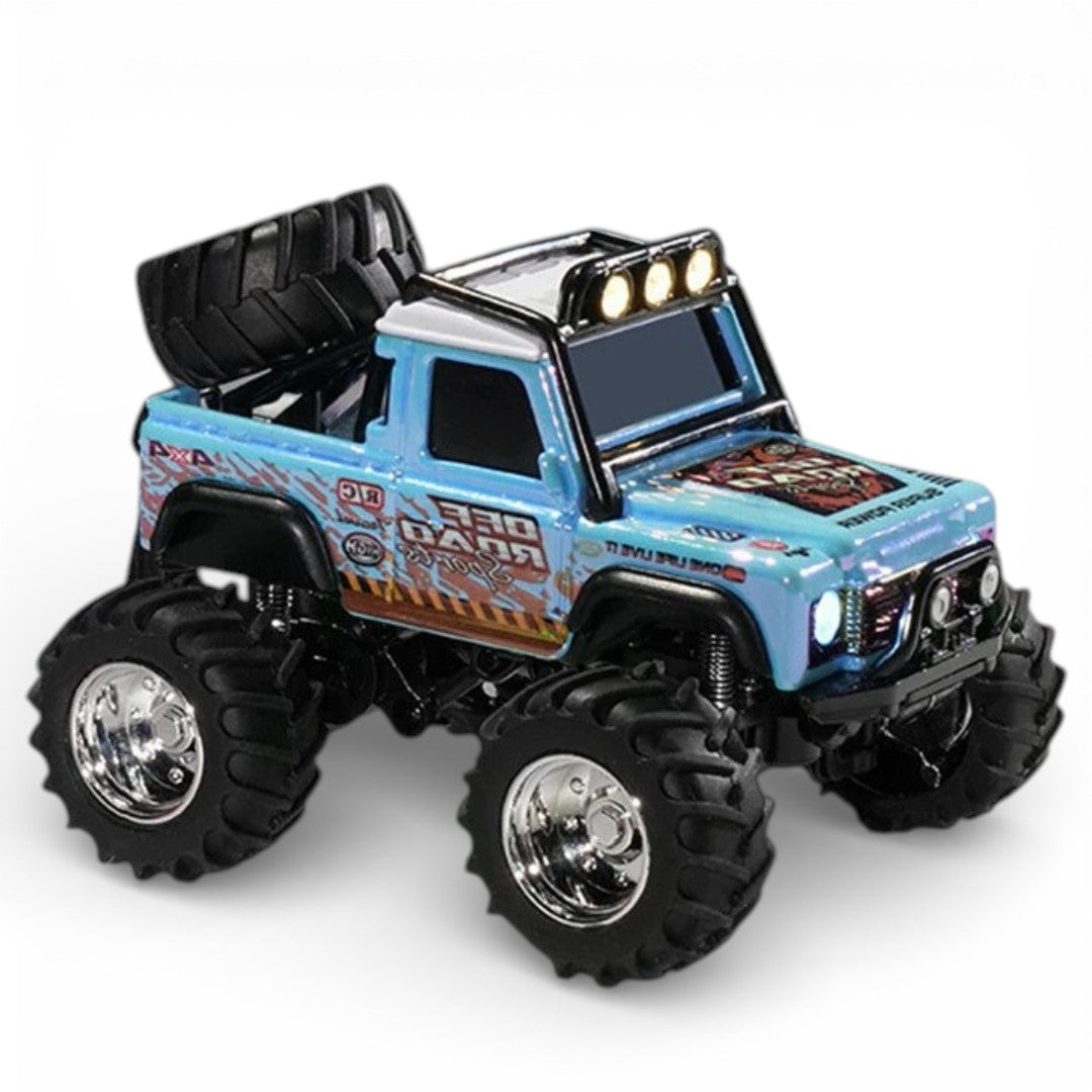 Trasped HG4-477 1:64 Mini RC Off-Road Climbing Truck – 2.4GHz Remote & App Control, LED Lights, Alloy Style Rock Crawler for Kids & Collectors