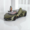 JOY JUNCTION 1:24 Lamborghini Diecast Car Model -Olive Green with openable door, pull back action  light and  sound  (JJ263)