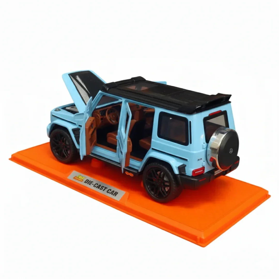 Joy Junction 1:24 Turbo VB SUV Diecast Car Model – Opening Doors, Lights, Sound & Pull-Back Action (3 Variants | JJ270)