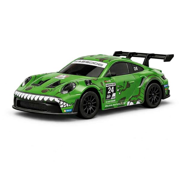 HStar Rexy Porsche 911 GT3 R 1:43 Scale 4WD RC Drift Car with Gyro Stabilization, LED Lights & 2.4GHz Remote Control