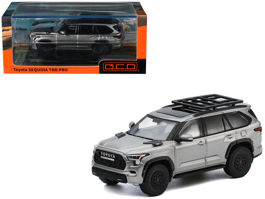 GCD Toyota Sequoia TRD Pro 1:64 Scale Diecast Model Car with Roof Rack | Silver Metallic & Purple Colour Variants