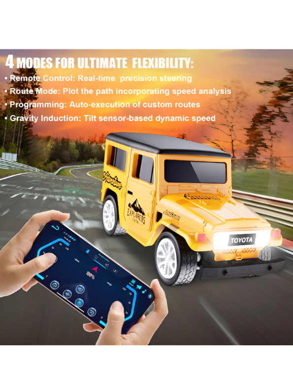 Mini 1:64 Scale RC Off-Road Toy Car