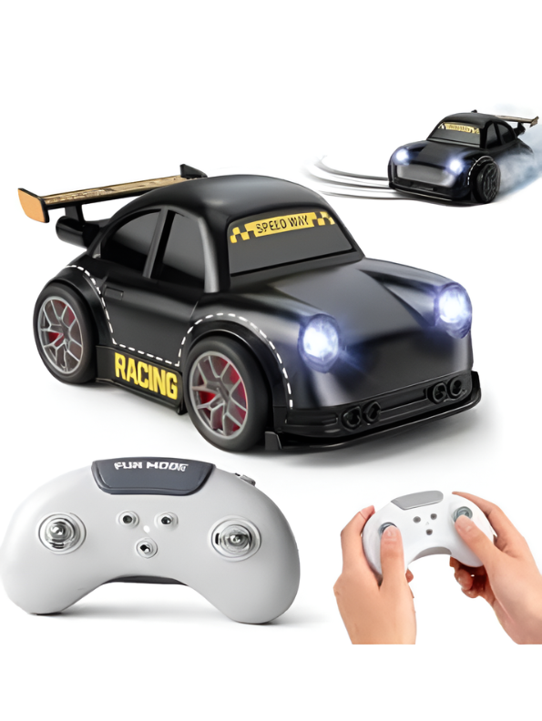Mini RC Drift Racing Car with LED Headlights with Drifting Action