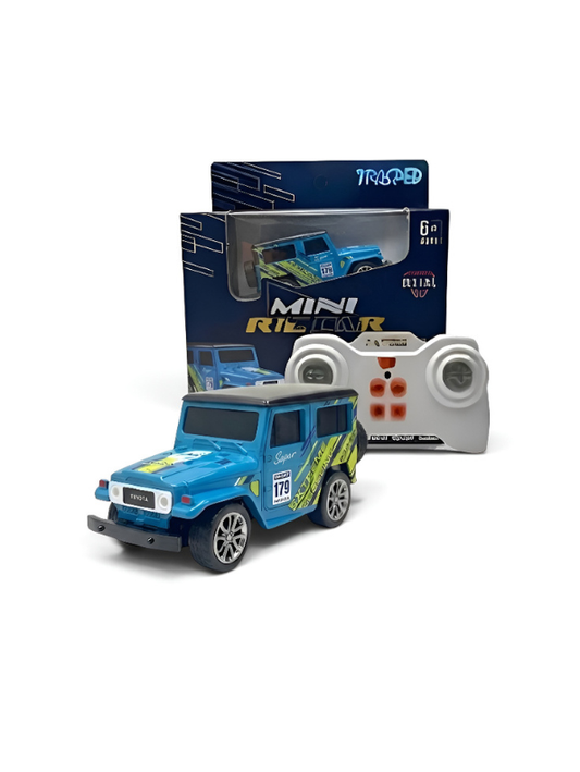 Mini 1:64 Scale RC Off-Road Land Cruiser Toy Car in 2 color