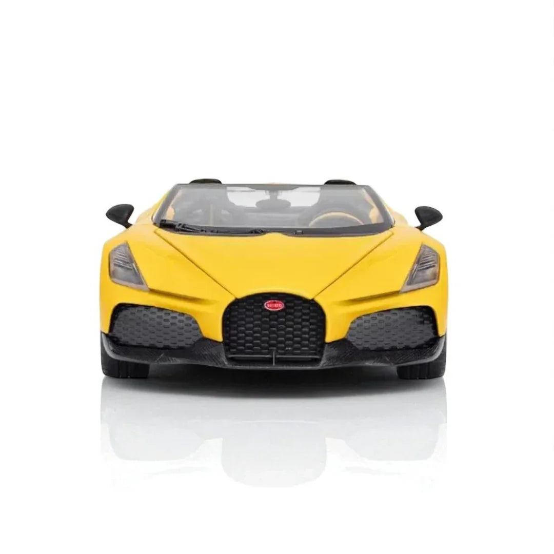 Joy Junction 1:24  Bugatti Mistral Yellow Scale – Premium Diecast Model Car