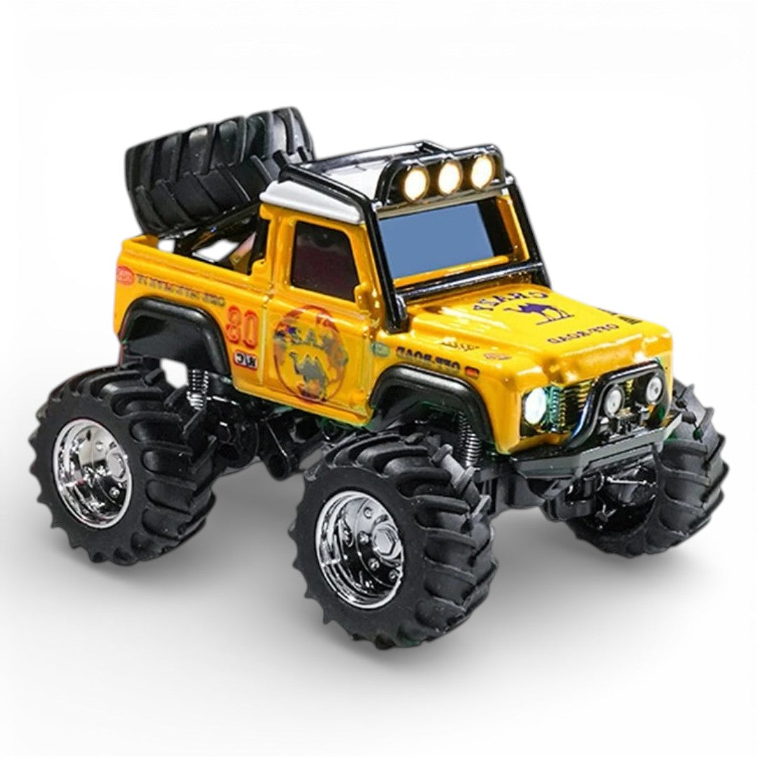 Trasped HG4-477 1:64 Mini RC Off-Road Climbing Truck – 2.4GHz Remote & App Control, LED Lights, Alloy Style Rock Crawler for Kids & Collectors