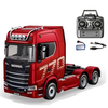 Huina 1501A 1:18 Scania 770 S V8 RC Tractor Truck | 19-Channel 2.4GHz Remote Control Semi Truck with LED Lights & Rechargeable Battery (RTR)