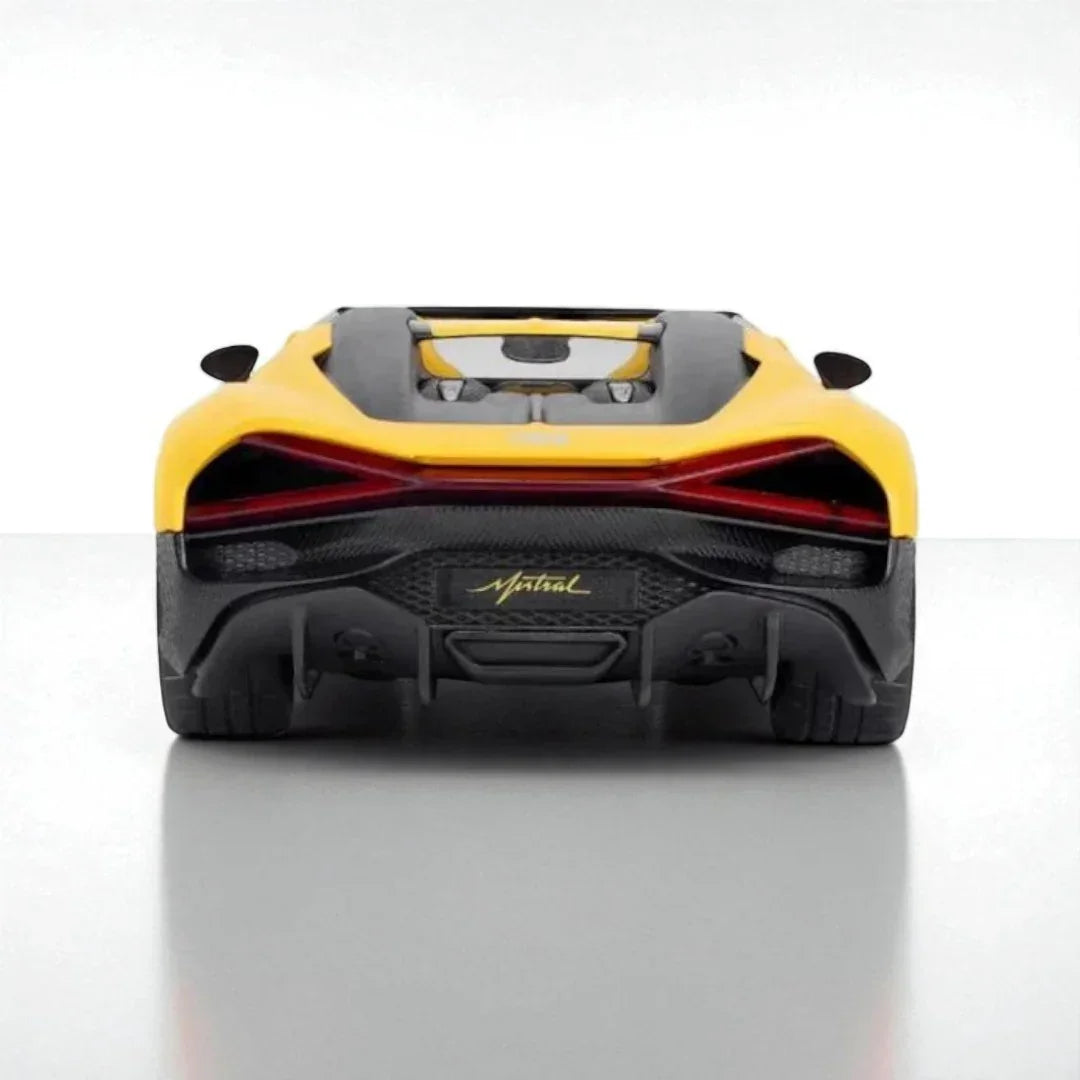 Joy Junction 1:24  Bugatti Mistral Yellow Scale – Premium Diecast Model Car