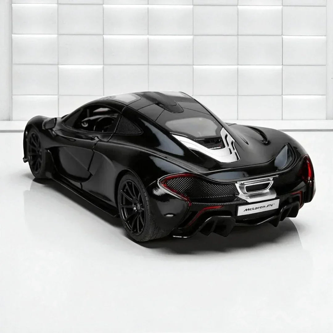 Rastar 1:24 McLaren P1 Die-Cast Model – Black| Openable Doors (56700)