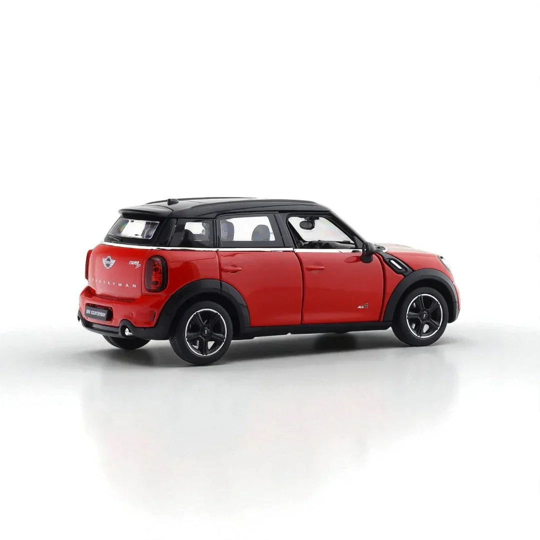 Rastar 1:24 Mini Cooper S Countryman  Die-Cast Model Car -Red (56400)