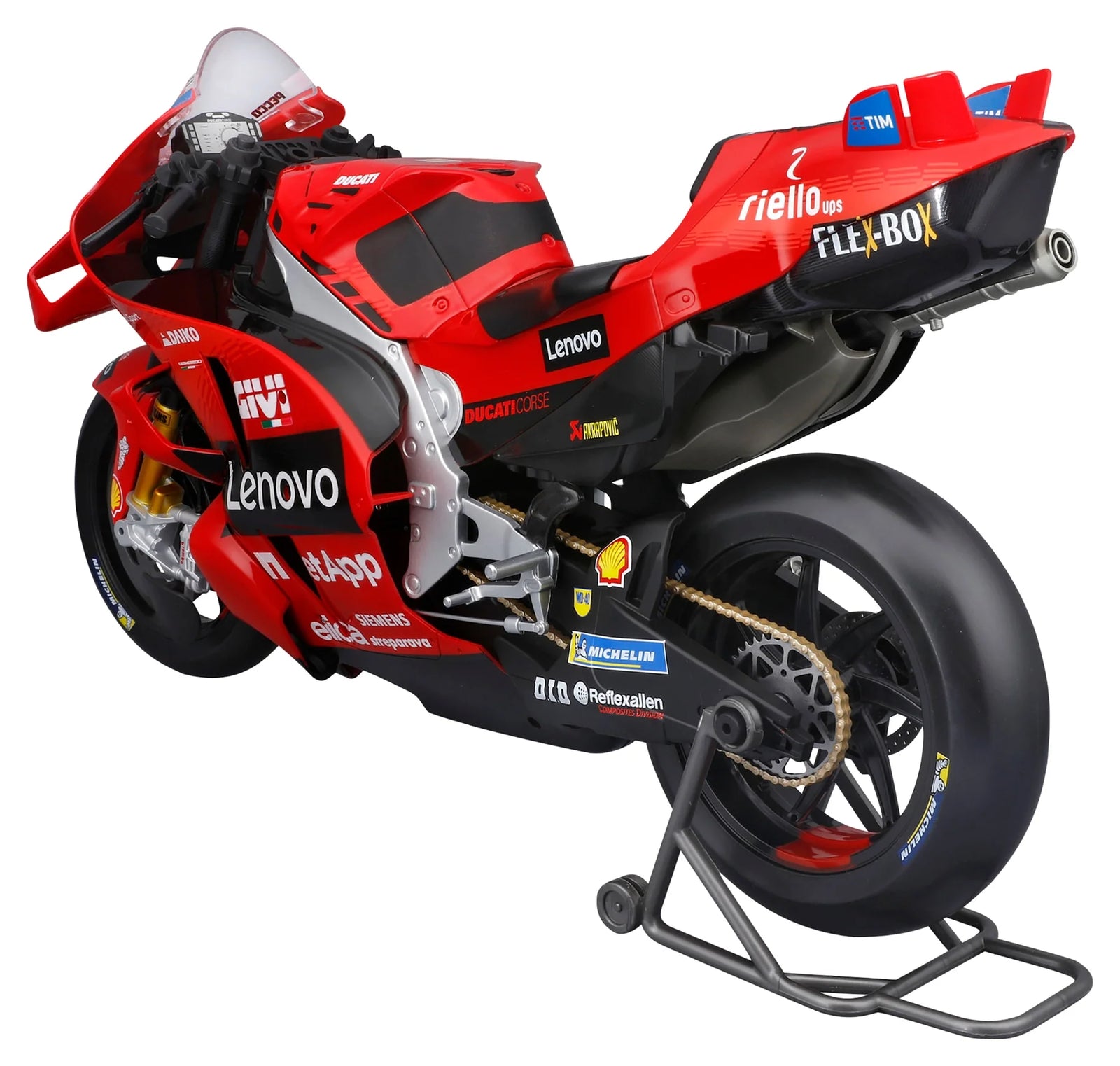Maisto 1:18 Ducati Desmosedici GP 2024 No. 1 Francesco Bagnaia Die-Cast Motorcycle Model with Display Stand