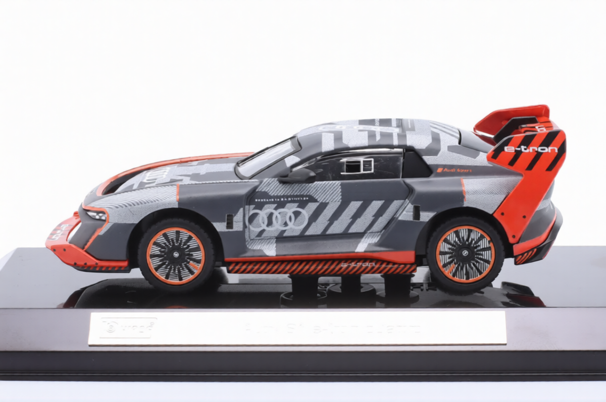 Bburago 1:43 Audi S1 E-Tron Quattro Hoonitron 2023 Diecast Model Car | Premium Collectible Racing Car