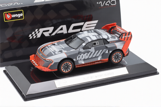 Bburago 1:43 Audi S1 E-Tron Quattro Hoonitron 2023 Diecast Model Car | Premium Collectible Racing Car