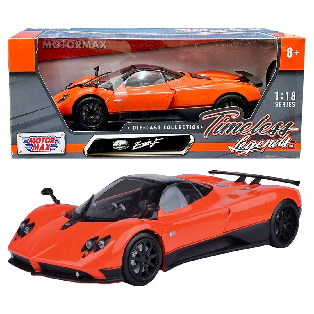 Pagani Zonda F Orange 1:18 Diecast Car Model