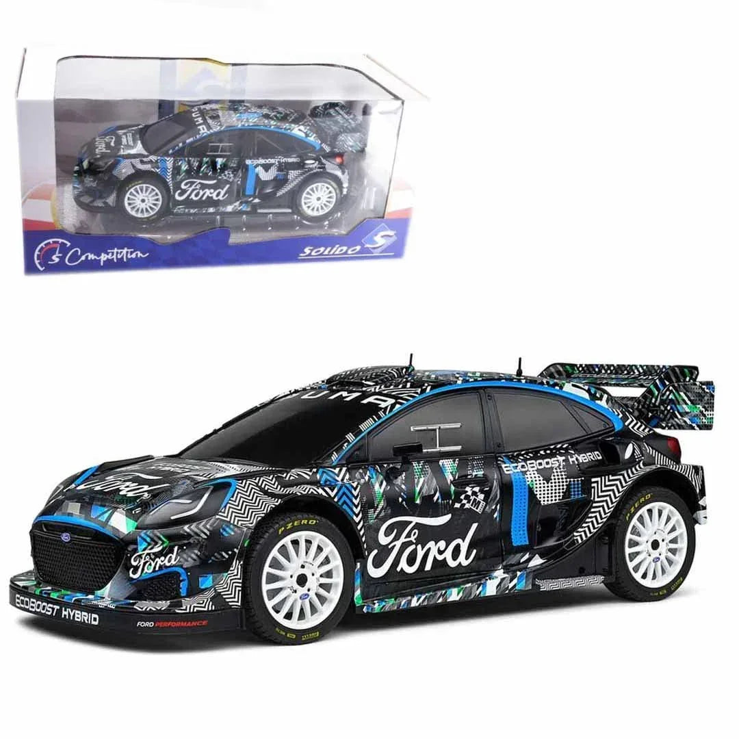 Solido S1809501 1:18 Scale Ford Puma WRC – Goodwood Festival of Speed 2021 | Diecast Rally Car Model