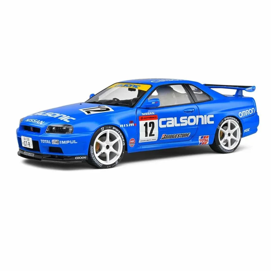 Solido 1:18 Nissan GT-R R34 #12 Calsonic Tribute