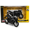 MSZ 1:18 Yamaha YZF-R1 Die-Cast Motorcycle Model | With 2 Variants  Black/Yellow