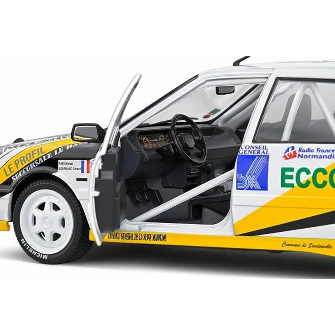 SOLIDO 1/18 Renault 21 Turbo Rallye Charlemagne 1991#6 Diecast model